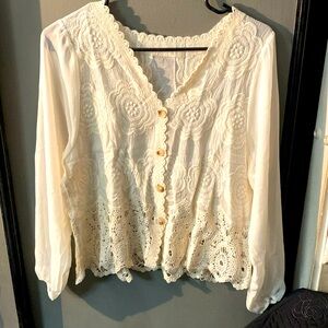 Dressy Lace Cardigan